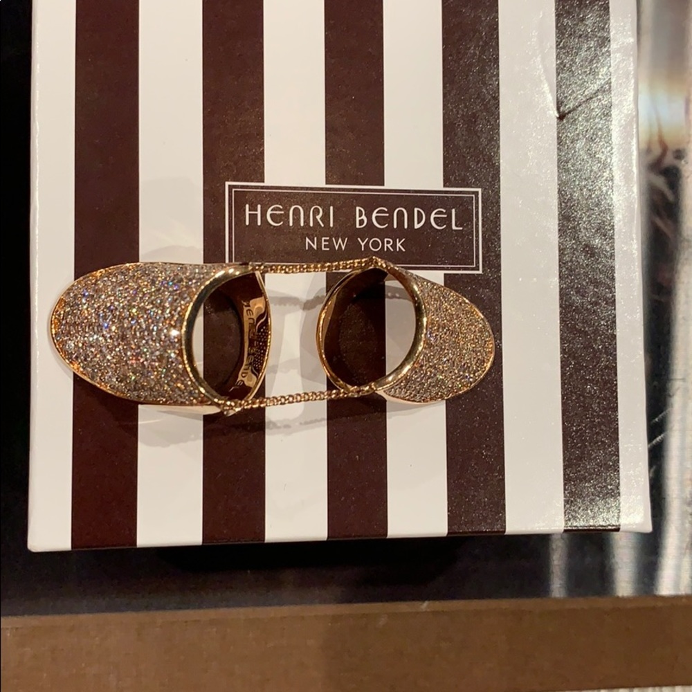 Rose gold statement ring size 7....BNWOT